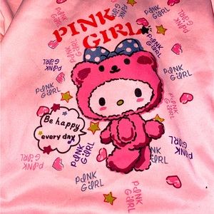 Hello kitty hoodie, super comfortable pink hoodie
